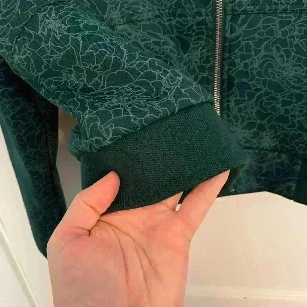 Balance Athletica Teal Bomber Jacket, Womens Size Small - Picture 5 of 13